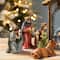 Glitzhome® Multicolor Resin Nativity Figurine Set